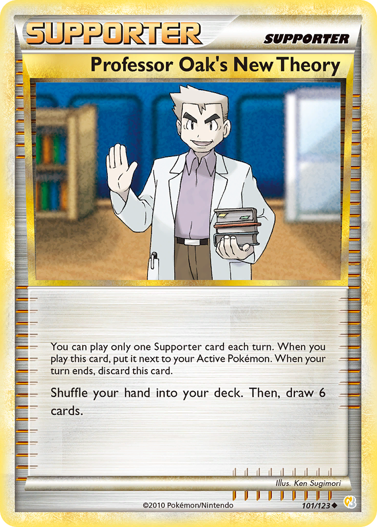 HeartGold SoulSilver Professor Oak's New Theory #101/123